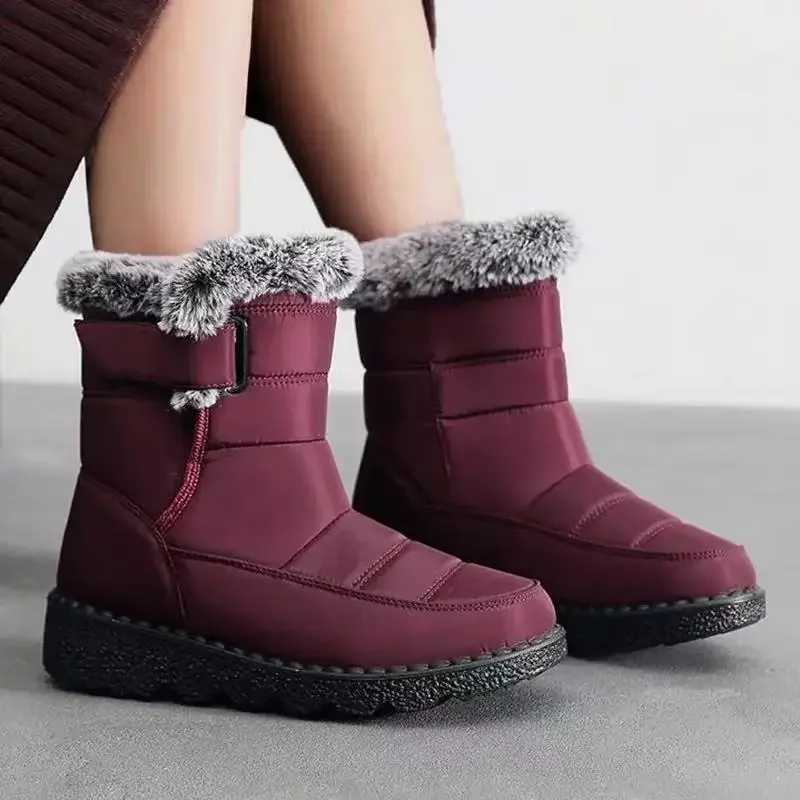 

Boots Women Snow Plush Shoes Woman Platform Women's Boots Flat Keep Warm Women Shoes Casual Plus Size Winter Boots Botas Mujer