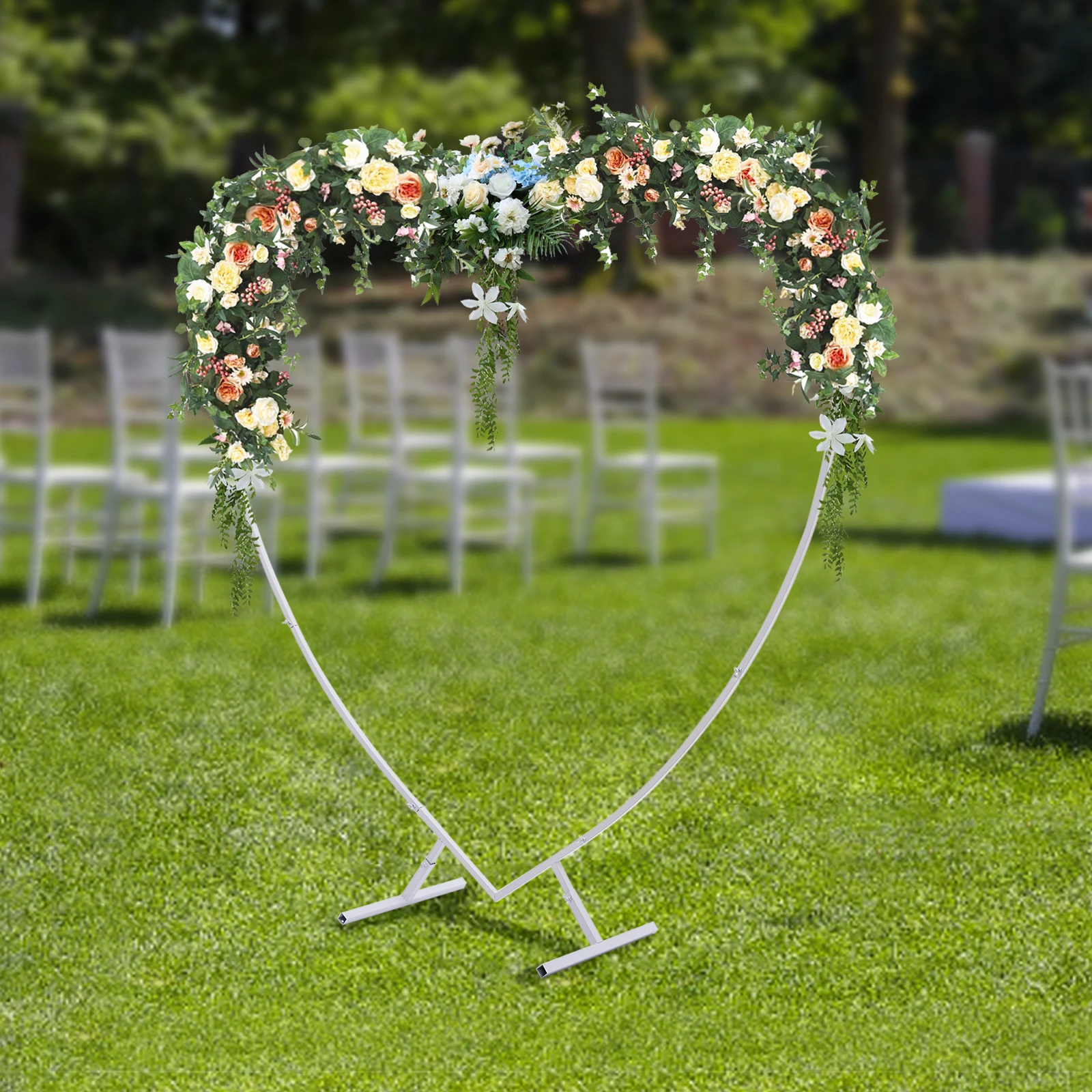 Loving Heart Arch, Metal Wedding Arch,heart-shaped Arch Stand Arch Climbing Frames For Wedding Birthday Background Decorations