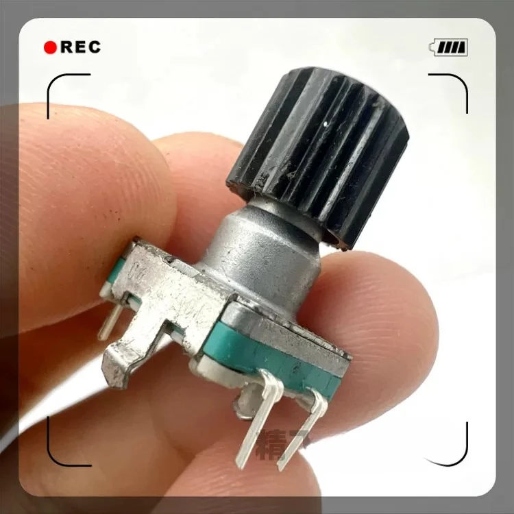 10pcs   for Flyaudio Car DVD Volume Knob 360° Rotate 5Pin Smooth Potentiometer