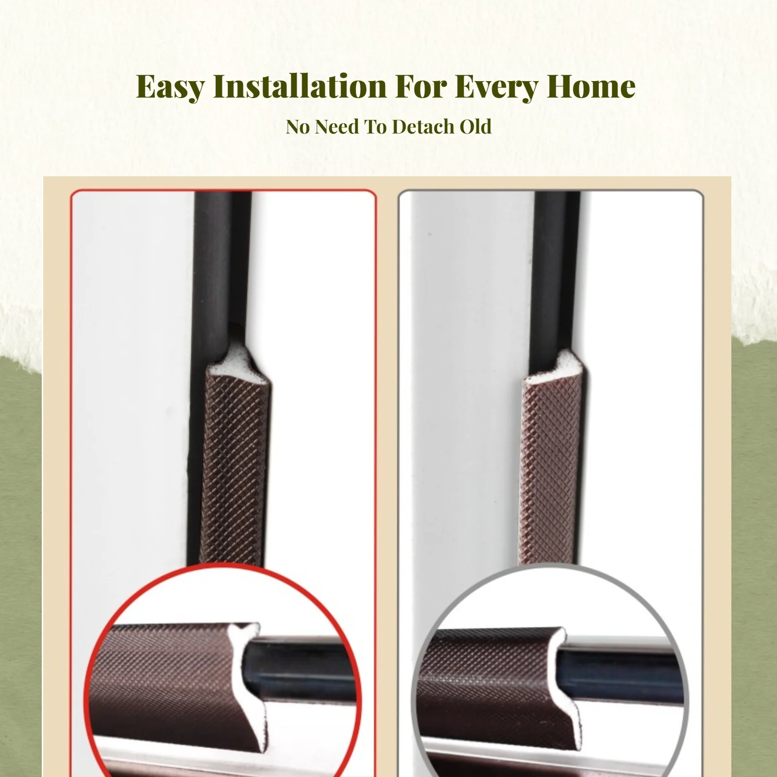 

Weather Stripping, Strong for Windows, Insulation, Black