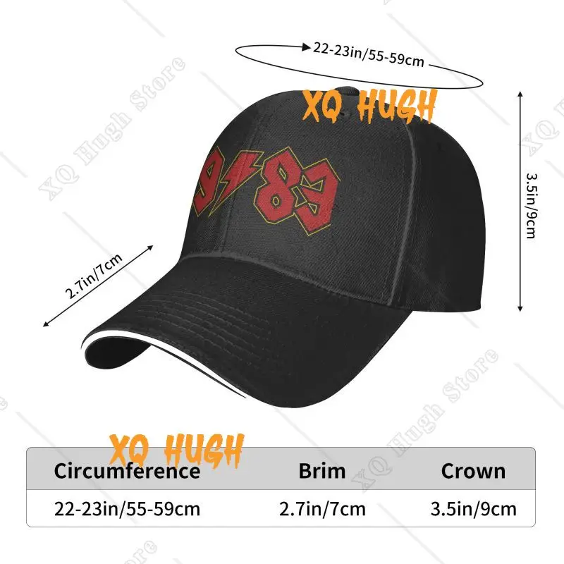 Gorra de béisbol personalizada para hombre y mujer, gorro ajustable para exteriores, Otoño, año 1983