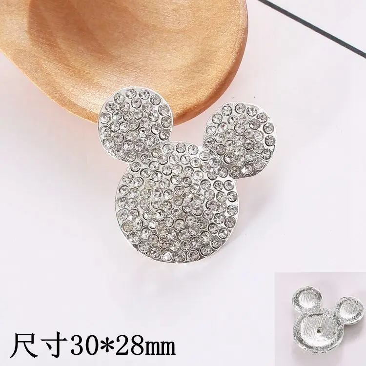 

2 шт., кабошоны из сплава с плоской задней частью и бриллиантами, чехол для мобильного телефона «сделай сам», мусорные подвески, блестящий щенок, сделай сам, ювелирные аксессуары из сплава