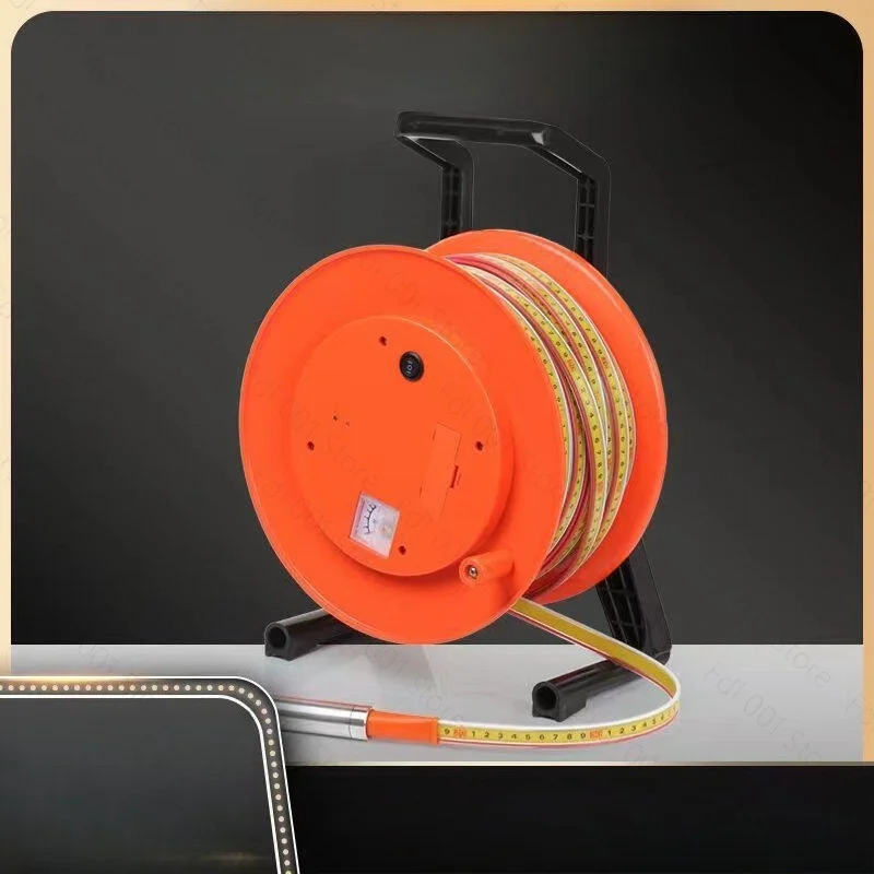Steel Ruler Water Level Gauge Water Level Measuring Instrument 10 Meters 20 Meters 30 Meters With Stainless Steel Probe