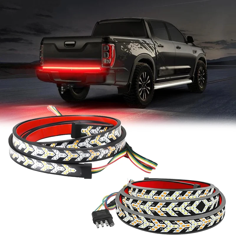 

LED Tailgate Light Bar Strip, 2026 Upgraded Light LED Bar Signal Break Reverse, Turn Signal Strip