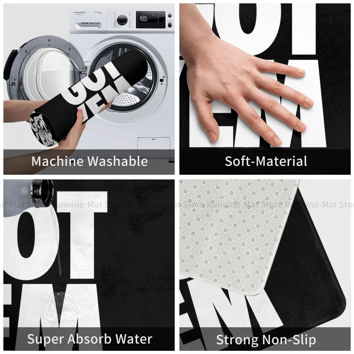 المضادة للانزلاق ممسحة غرفة المعيشة حصيرة حصلت Em المدخل السجاد مدخل الباب البساط ديكور داخلي