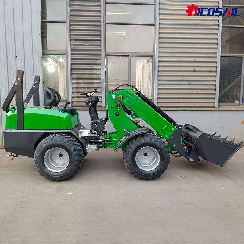 شحن مجاني EURO 5 EPA محرك ديزل صغير جودة عالية الجبهة نهاية رافعة عجل النمط الأوروبي 2.5 طن للبيع