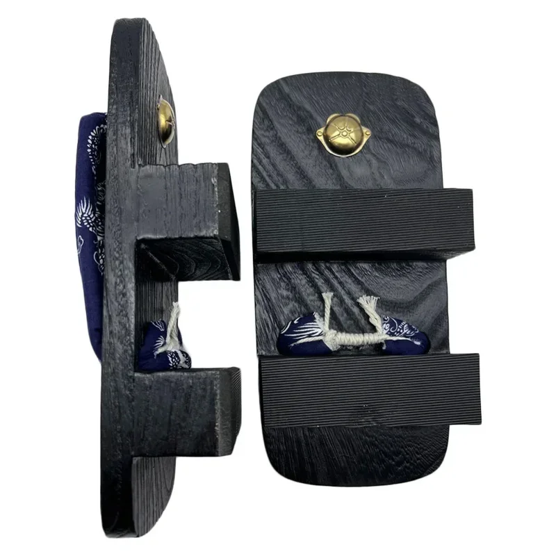 MeetLife мужские японские сабо Geta, традиционное самурайское кимоно, деревянные шлепанцы, обувь с двумя зубцами, восточные сандалии, тапочки M17