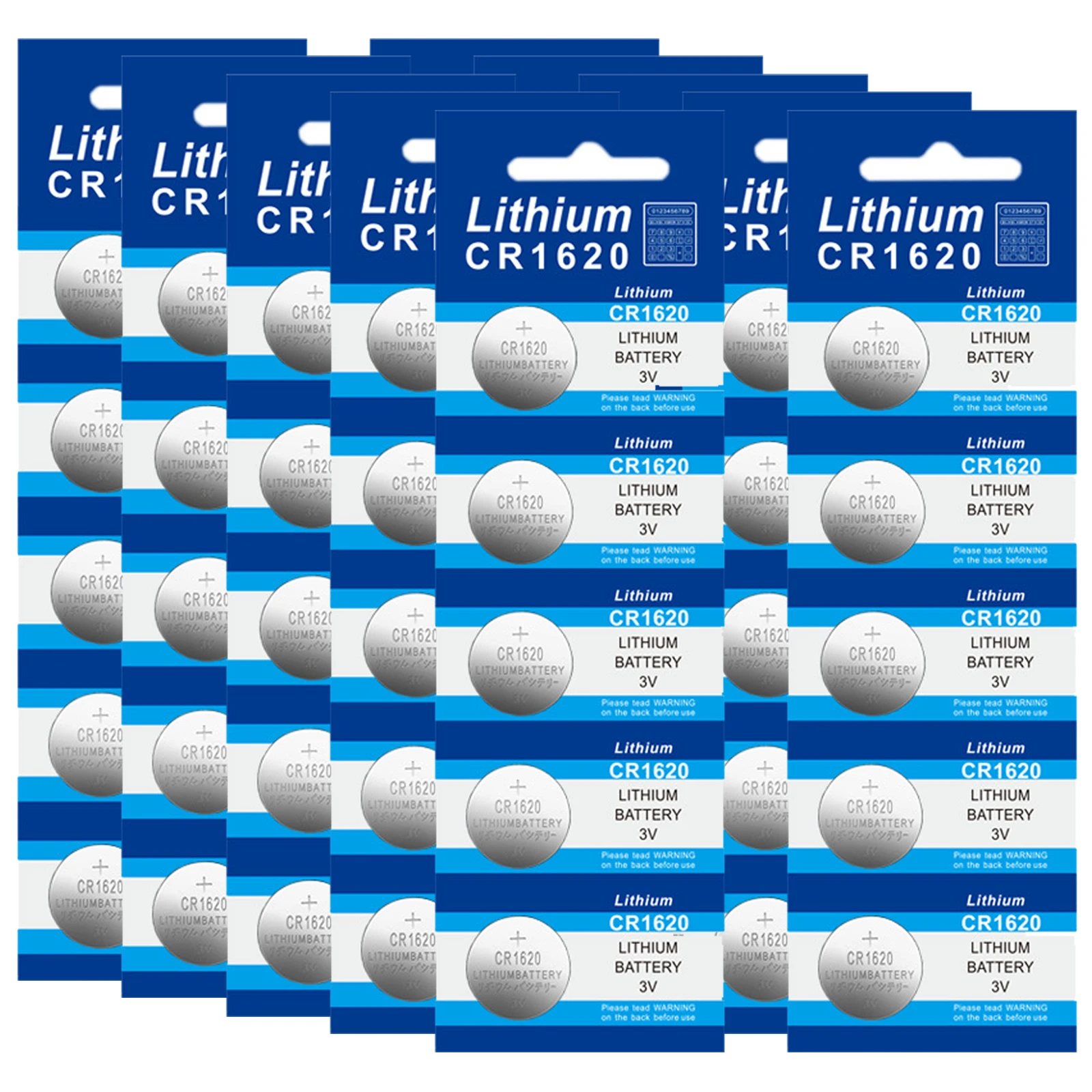 5-50PCS 3V CR1620 Lithium Button Battery DL1620 BR1620 ECR1620 5009LC LM1620 KCR1620 Coin Cell Watch Car Remote Batteries