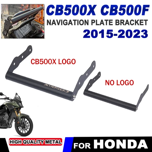 Soporte de placa de navegación GPS para teléfono inteligente de motocicleta, soporte adaptable para manillar para Honda CB500X CB 500X CB500 500X2015 - 2022 2023