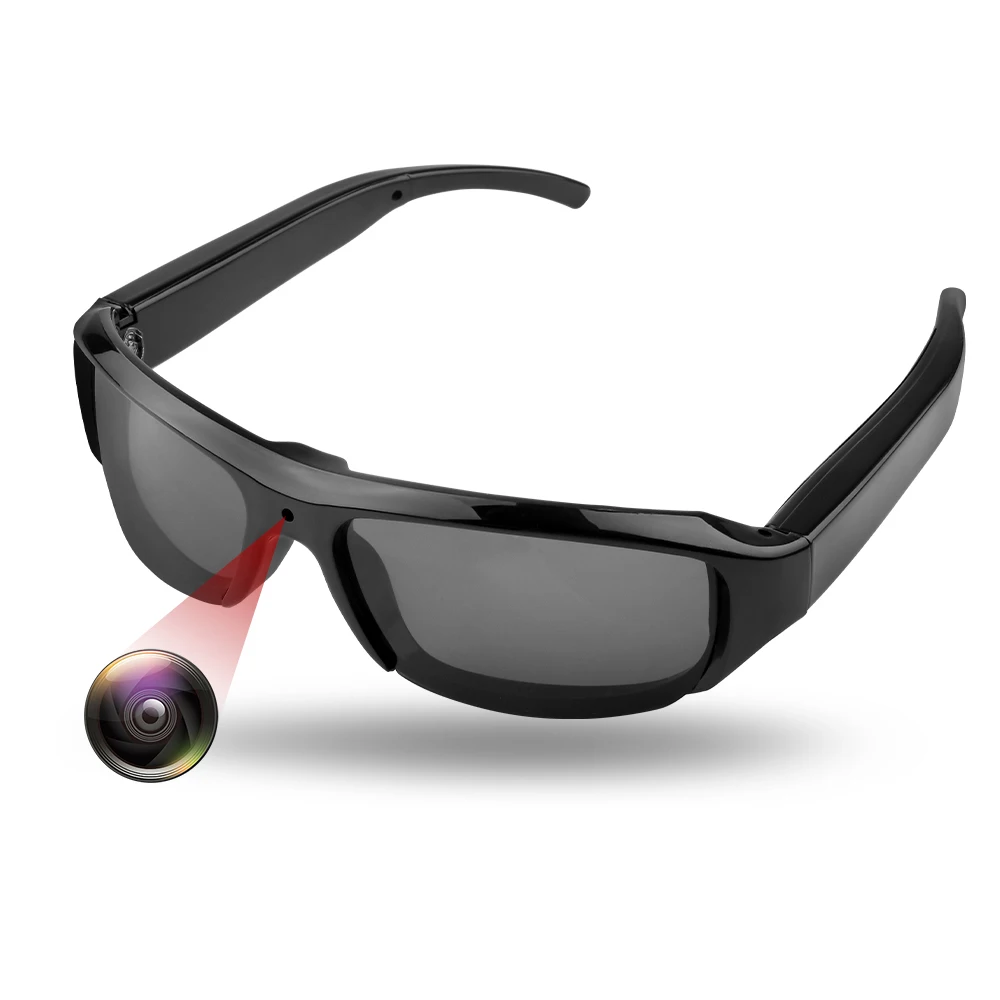 KEBIDUMEI Smart-Brille mit Kamera 1080P HD Foto-Video-Aufnahme Sonnenbrille unterstützt 128G TF-Karte für Outdoor-Radfahren