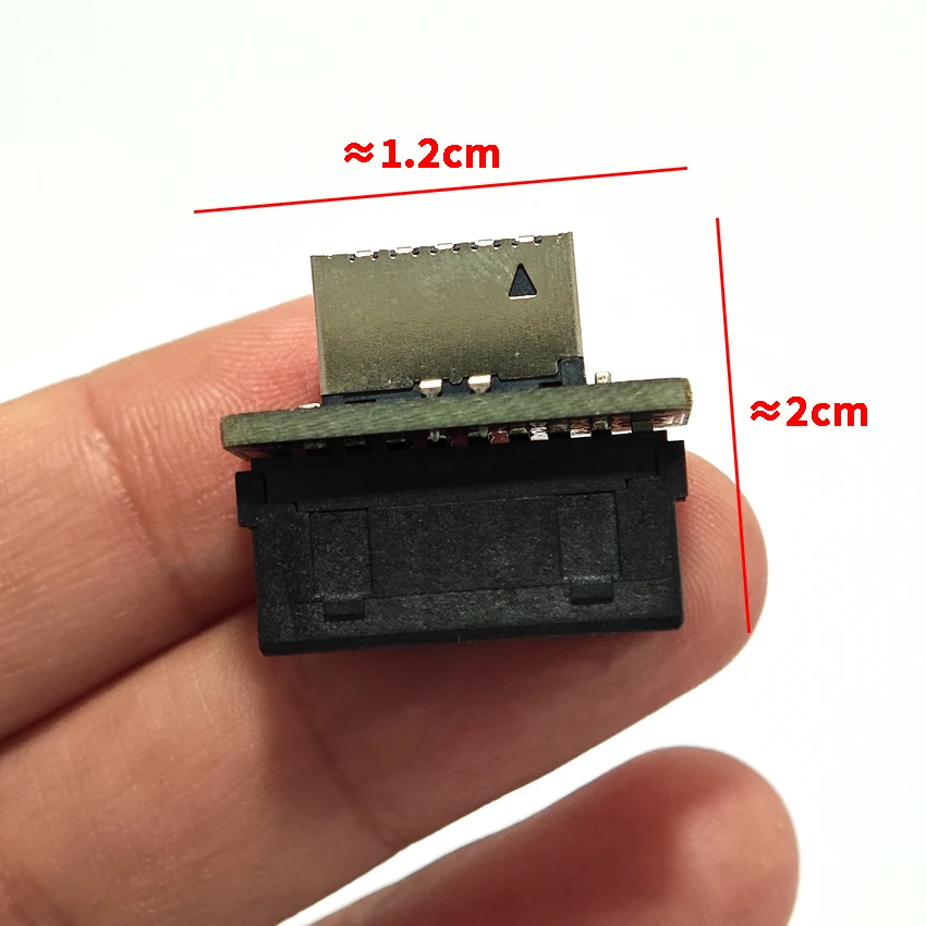USB 3.0 20Pin/19P Interne Header naar Type E type-c Adapter Connector 20P Converter voor chassis front Type C Moederbord