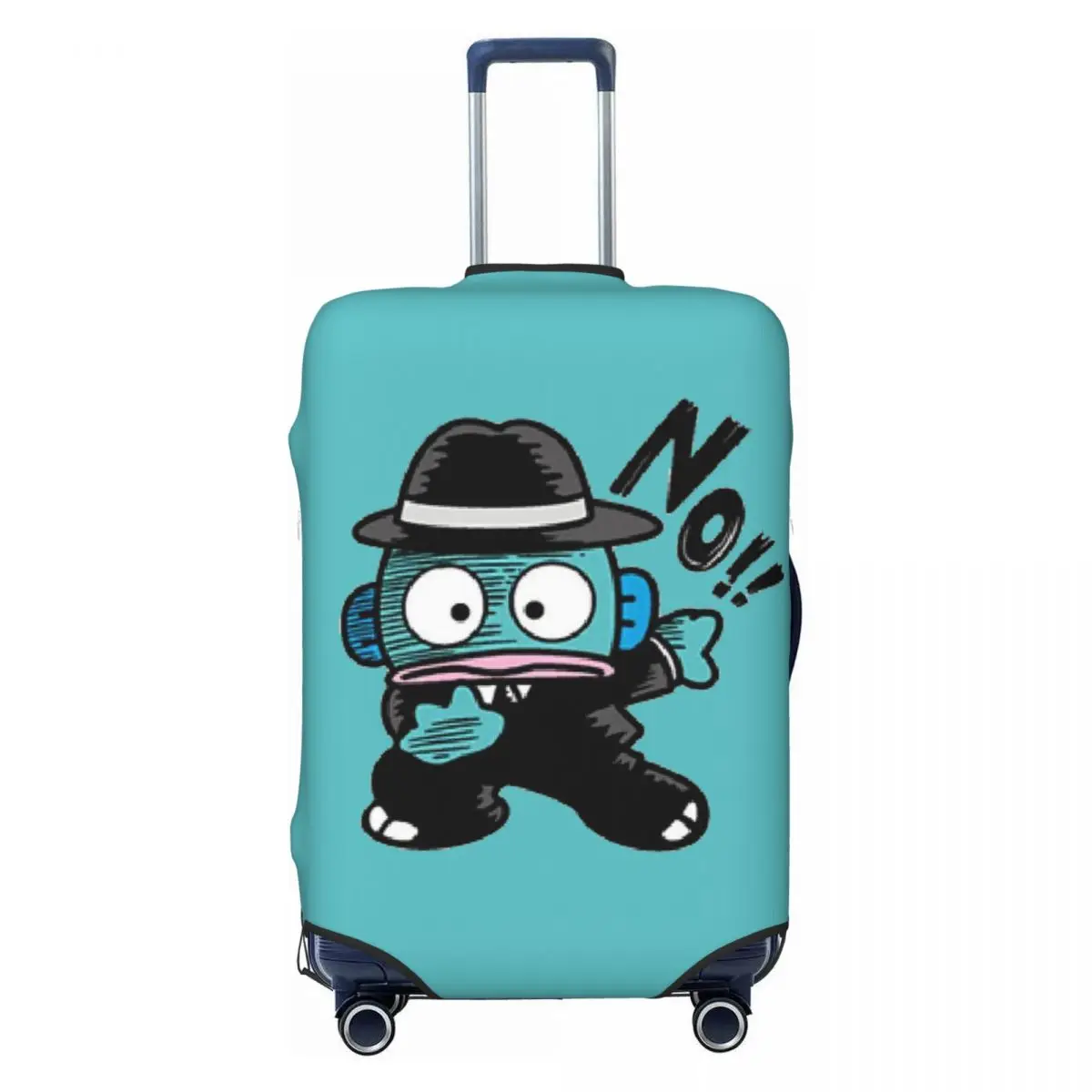 

Custom Cool Hangyodon No Suitcase Cover Elastic Travel Luggage Covers for 18-32 inch