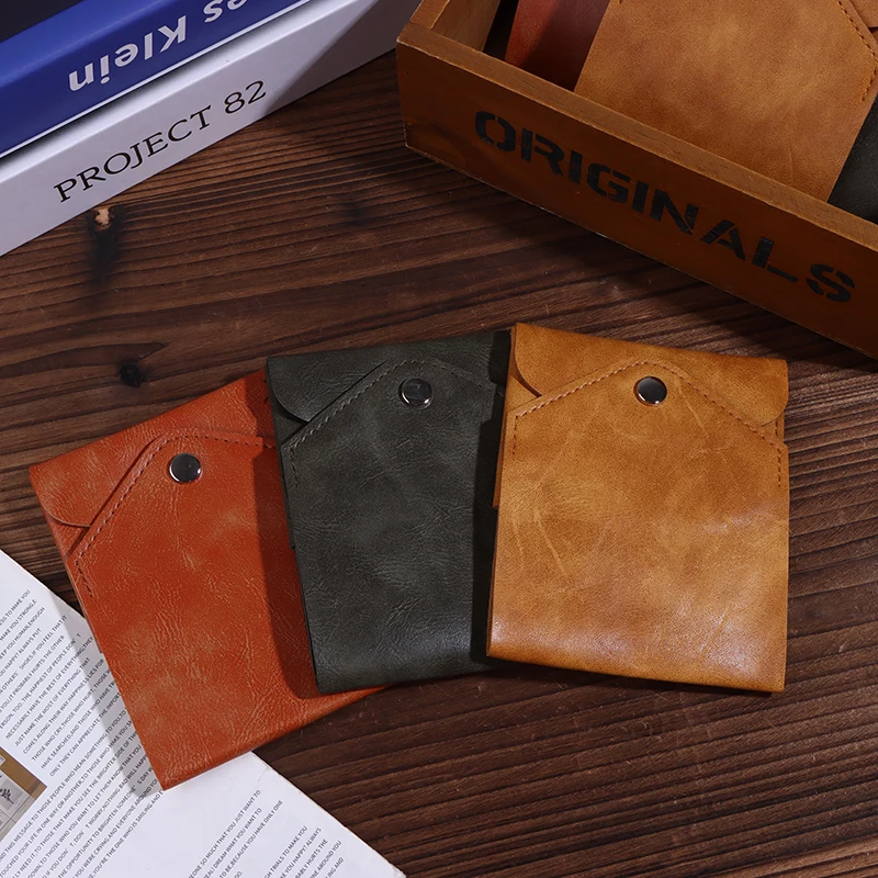 Hot Sale Multifunctional Compact Wallet Bi-Fold ID Card Clip With Pen Minimalist Wallet For Daily Commuting Business And Travel