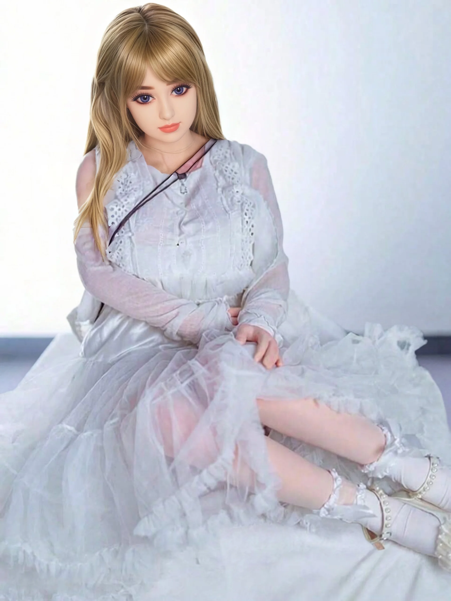 TPE製の人形、40インチ、小さくて可愛い、全身、丈夫な骨格、多様なポーズ、精巧なメイク、繊細な肌、男性に適しています