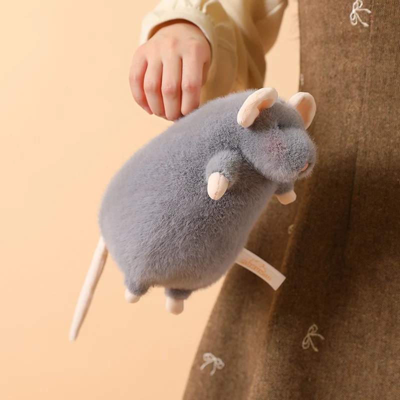 15/21CM Niedliche Fancy-Ratten-Plüschtiere Weiche Stofftier-Puppe Plüsch-Maus-Anhänger Schlüsselanhänger Lustige Geschenke – Detail 14