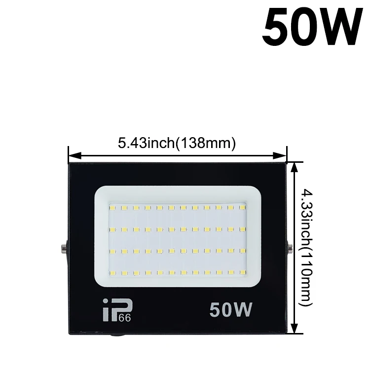 LED Schijnwerper Spotlight AC220V 100 W 200 W IP66 Waterdichte LED Zwart Shell Tuin Straat Poort Muur Schijnwerpers
