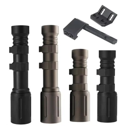 Tactical M-LOK 20mm Picatinny Rail Modlit PLH White LED Flashlight Weapons Scout Light Rifle Hunting Surefire QD Light Mount