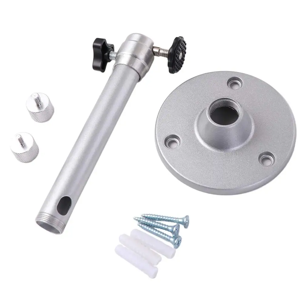 Adjustable Projector Ceiling Stand 360 Degree Rotation with M6/M4 Screws Projector Wall Mount Metal Construction Easy To Install