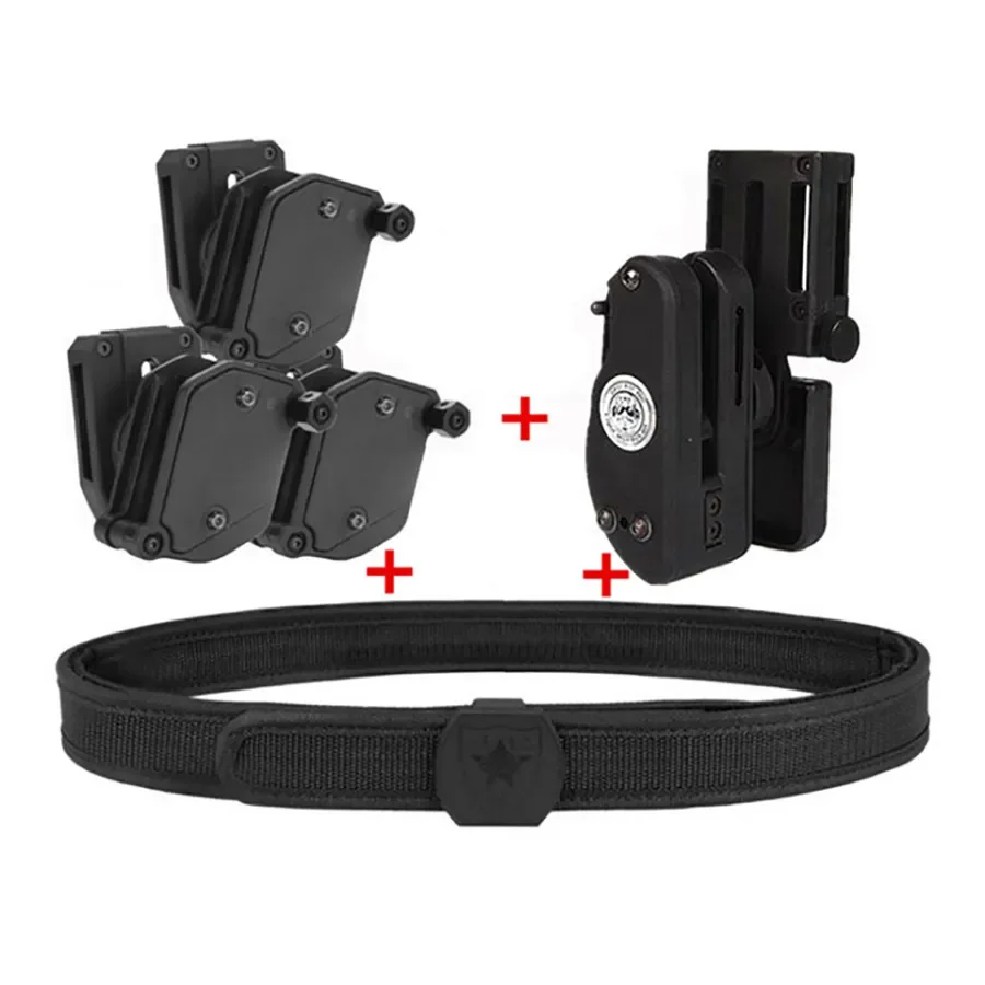 Tactical Skirmish IPSC Belt Perfect match with Holster Speed Magazine Pouch Set Competition Shooting Belt Tactical Mag Holster