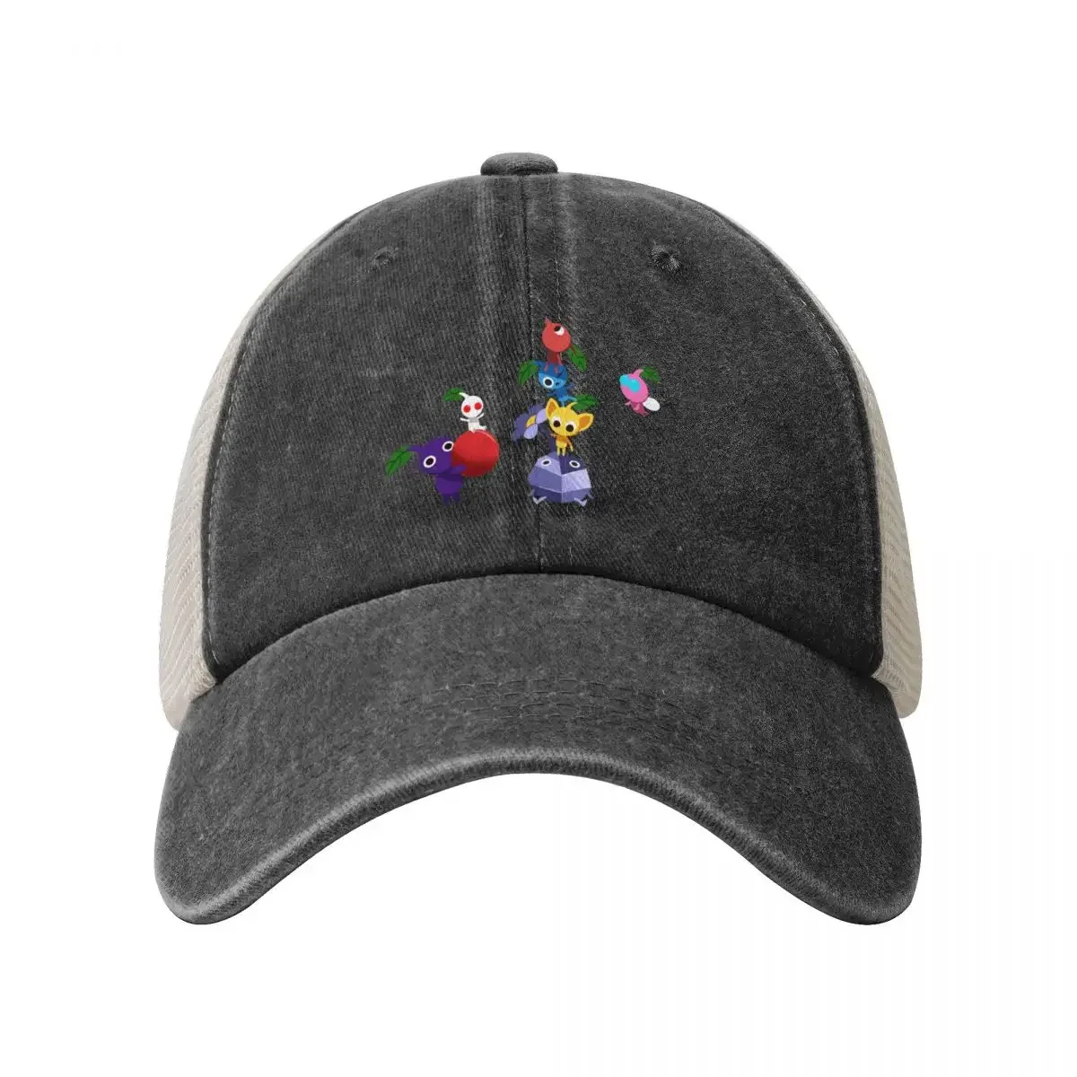 PIKMIN - Collage of CharactersCap Baseball Cap Hat Beach New In Hat Custom Cap hiking hat For Women Men's