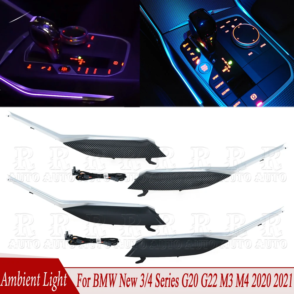 Indoor LED Center Console Ambient Light 11 Colours Decorative Trims For Car For BMW New 3/4 Series G20 G22 M3 M4 2020 2021