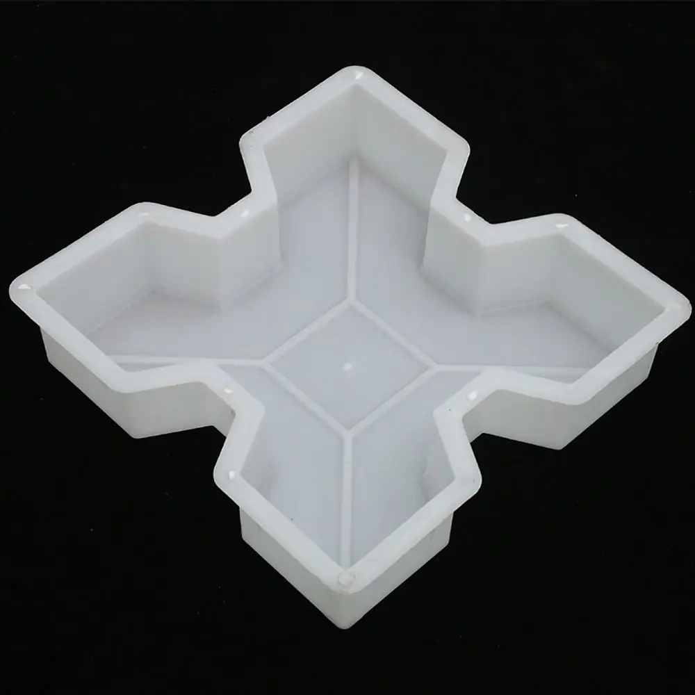 Picture 4: 1Pcs 25x6cm Paving Brick Mould Plastic Reusable Stepping Stone Paver DIY Hollow Grass Concrete Path Maker Mold