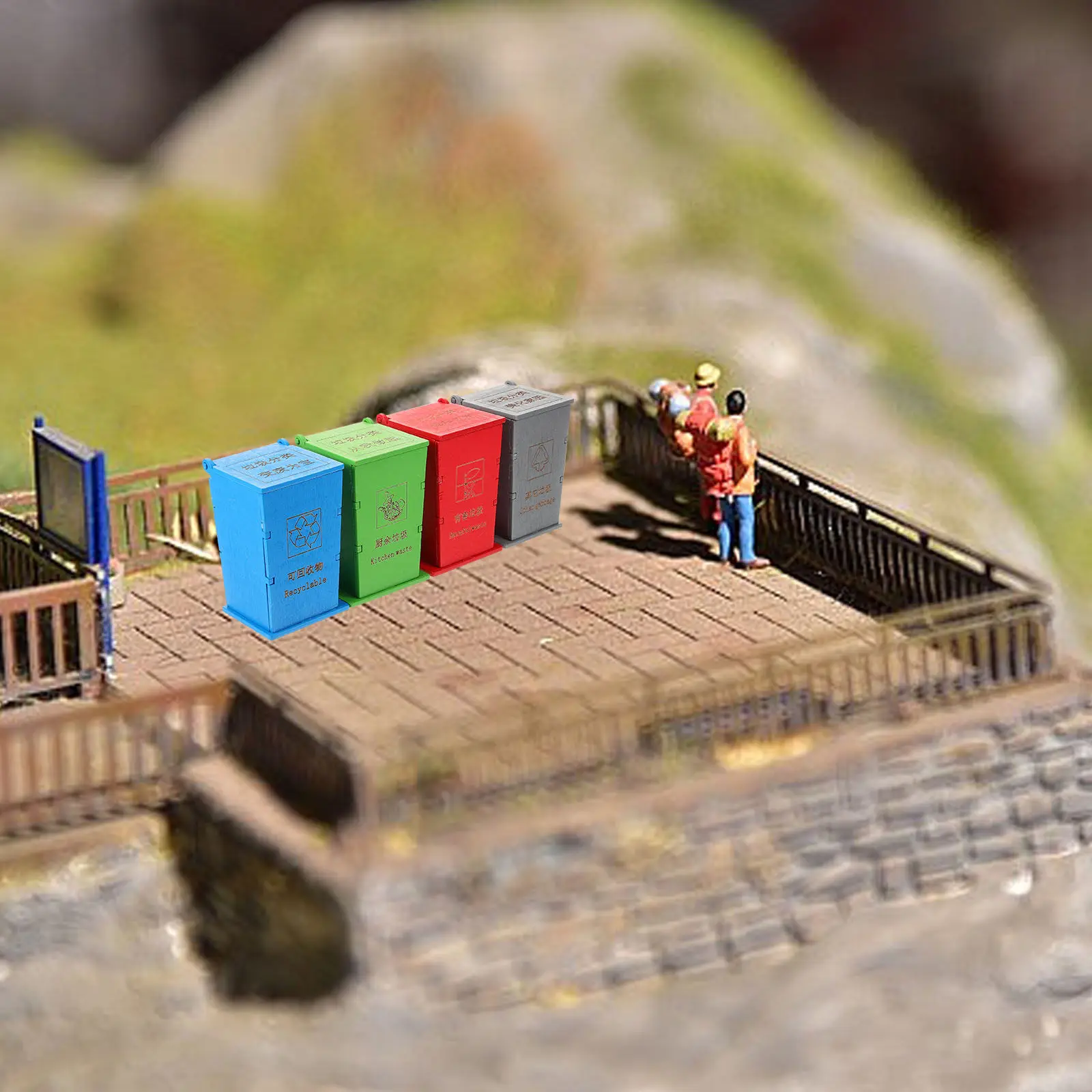 

Набор для обучения сортировке мусора: деревянный мини-мусорный бак для детей, развивающая игра для раннего обучения, обучающий инструмент для игровой комнаты