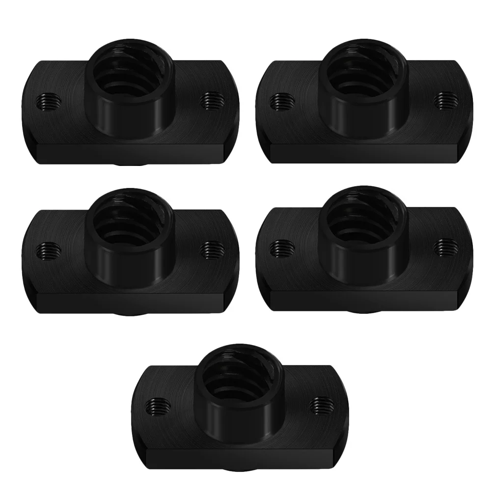 5Pcs Pom Nut 3D Printer Parts Anti-Backlash Precision Durable Maintenance Free No Noise Pom Nut 3D Printer Lead Screw