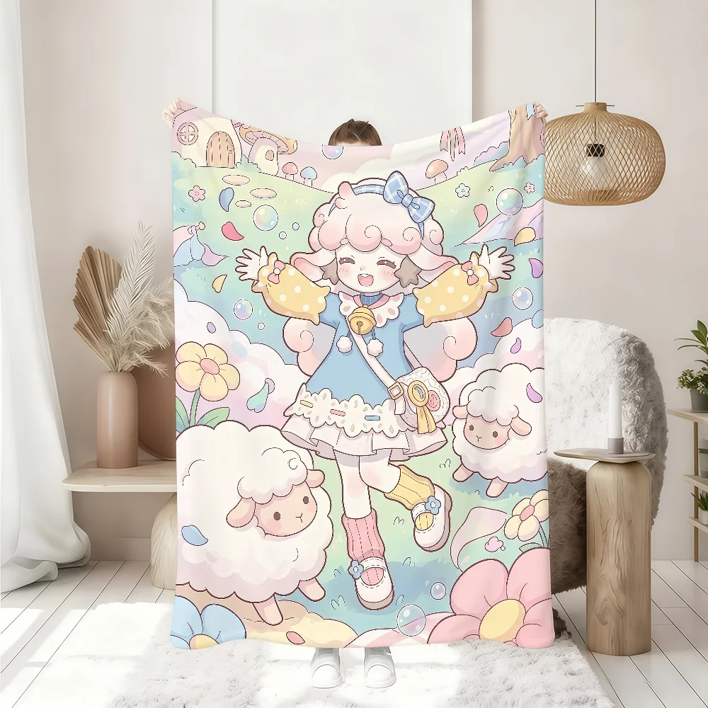 

M-Miandoli Petit Planet Blanket Soft Throw Blanket for Home Bedroom Bed Sofa Picnic Travel Office Rest Cover Blanket Gift