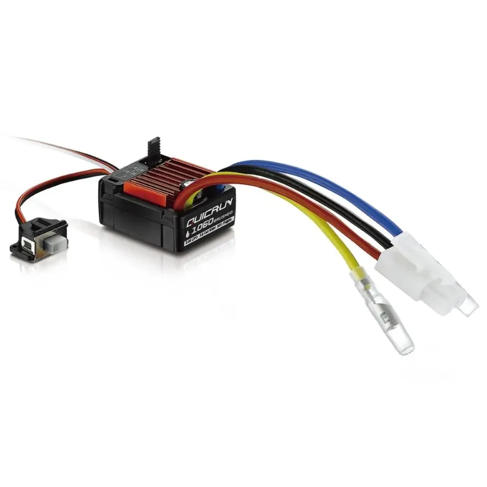 オリジナル HobbyWing QuicRun 1060 60A ブラシ付きESC 1:10 RCカー用