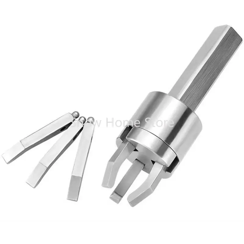 Cnc Extrator Quadrado Automático Três Mandíbulas Back-pull Extractor Tornos Ferramenta de Desenho Quadrado Round Bar Extrator Mais Vendido 16 20 25 32