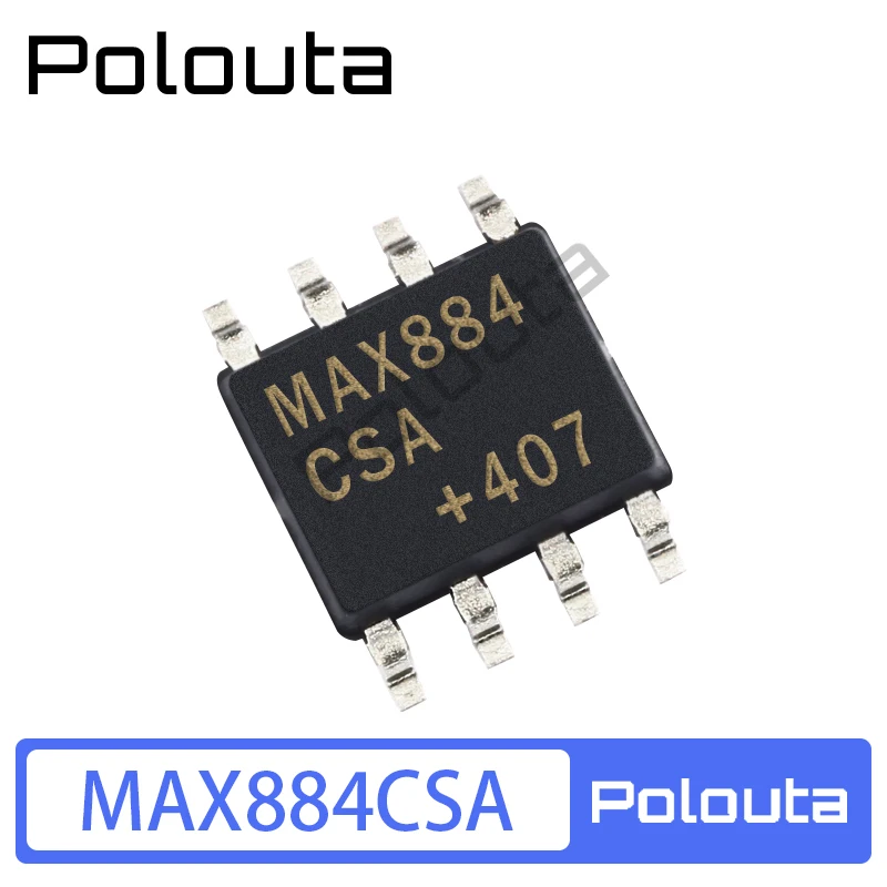 2 Pcs Polouta MAX884CSA MAX884ESA SOP8 Low Dropout Linear Regulator DIY Acoustic Components Kits Arduino Nano Integrated Circuit