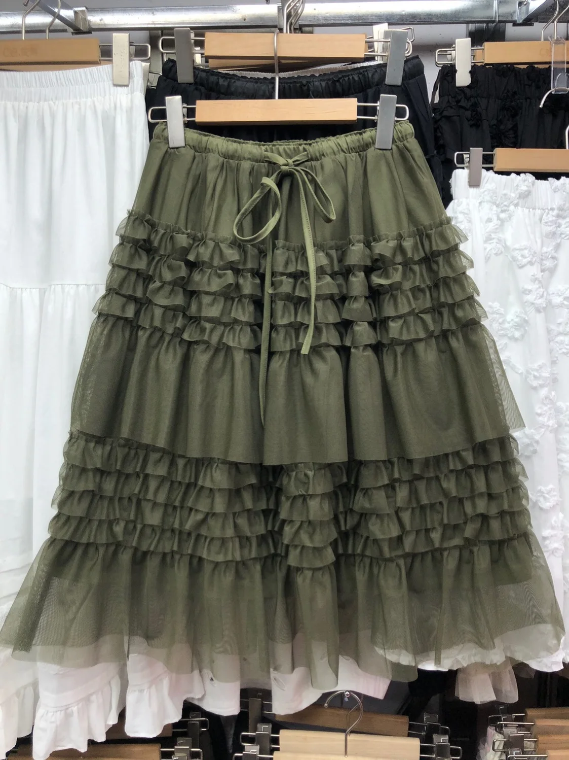 

Женская юбка с высокой талией, новая весенняя коллекция, корейский стиль, облегающая юбка-кейк, повседневная, милая, элегантная