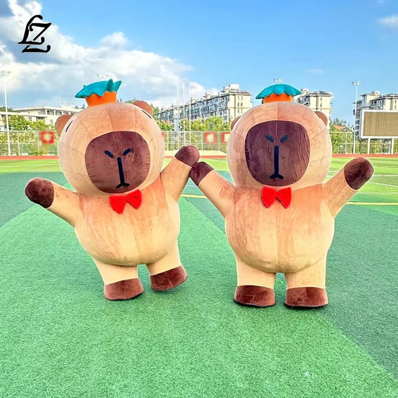 Новый костюм-талисман Capibala 2 м, одежда для взрослых для косплея и кукол, рождественские Мультяшные женские костюмы на Хэллоуин, Женский костюм для представлений