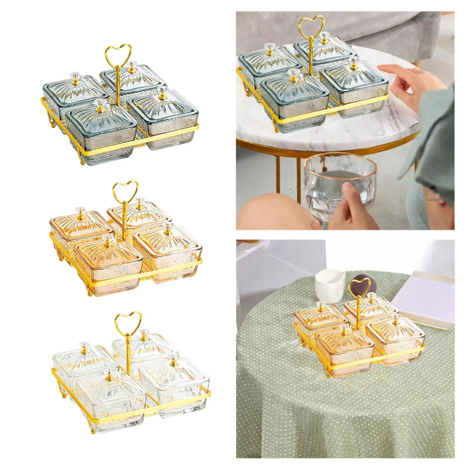 

Dried Fruit Snack Serving Plate Appetizer Plate for Living Room Home Fruit