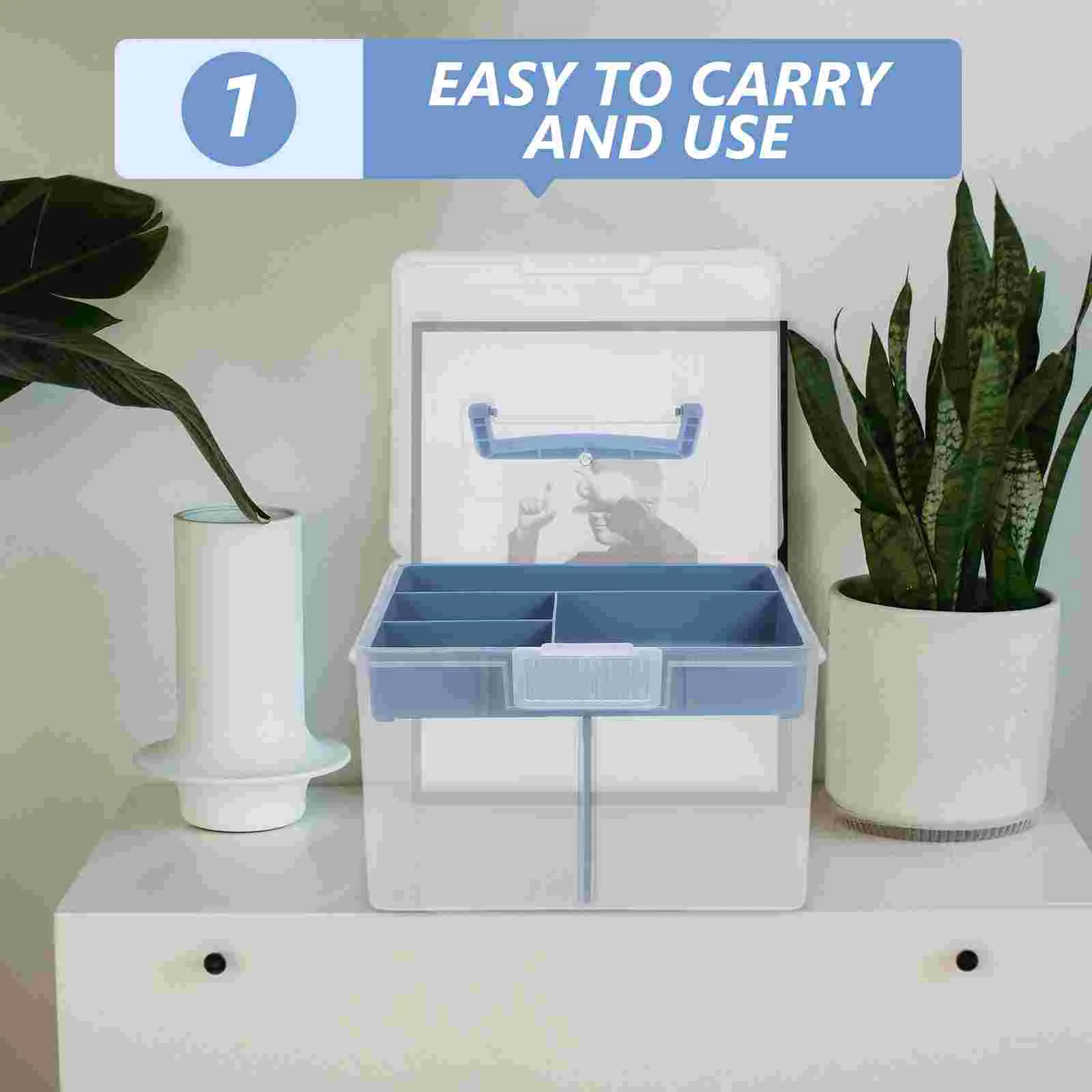 Storage Box Plastic Hard ganizer Case for Collectors Banknotes Holder Clear Plastic Dividing Storage Box Key Keeper