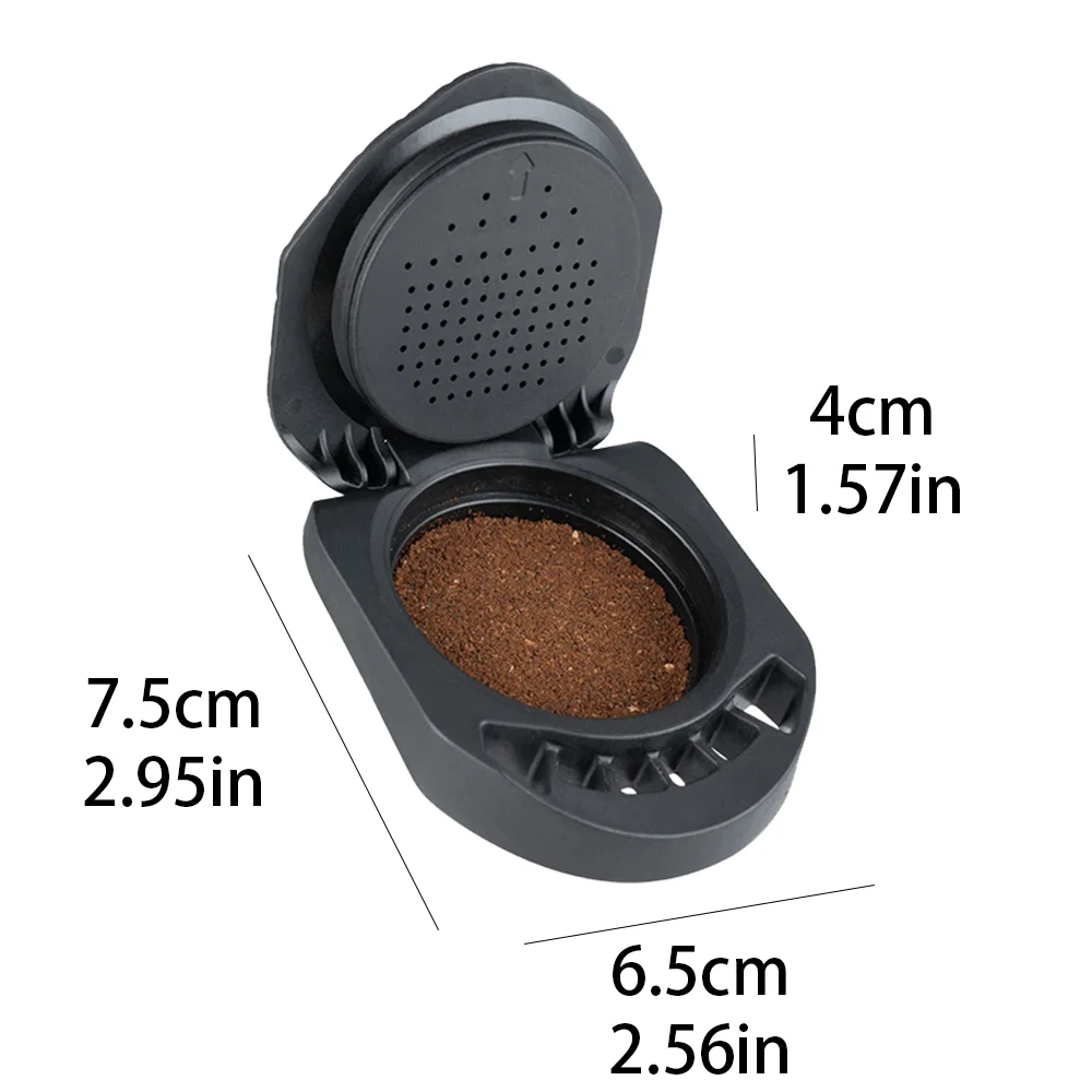 Refill Reusable Capsule Adapter for Dolce Gusto Coffee Capsule Convert Compatible with Genio S Piccolo XS Machine Coffee Accesso