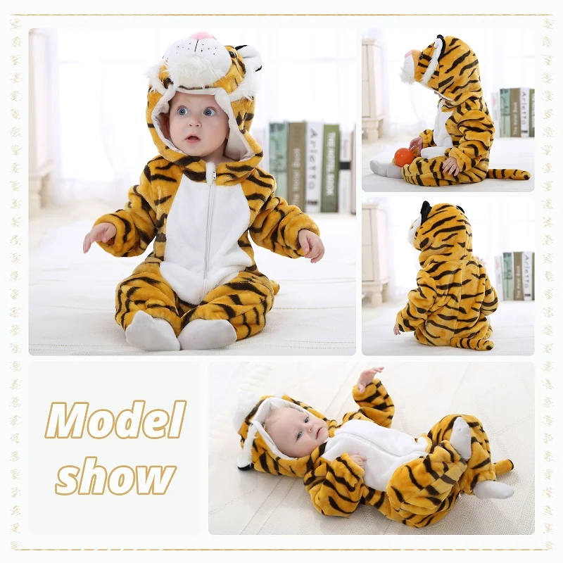 MICHLEY Weihnachten Elch Baby Strampler Winter Mit Kapuze Flanell Kleinkind Kleinkind Kleidung Insgesamt Bodys Overall Kostüm Für Kinder – Detail 32