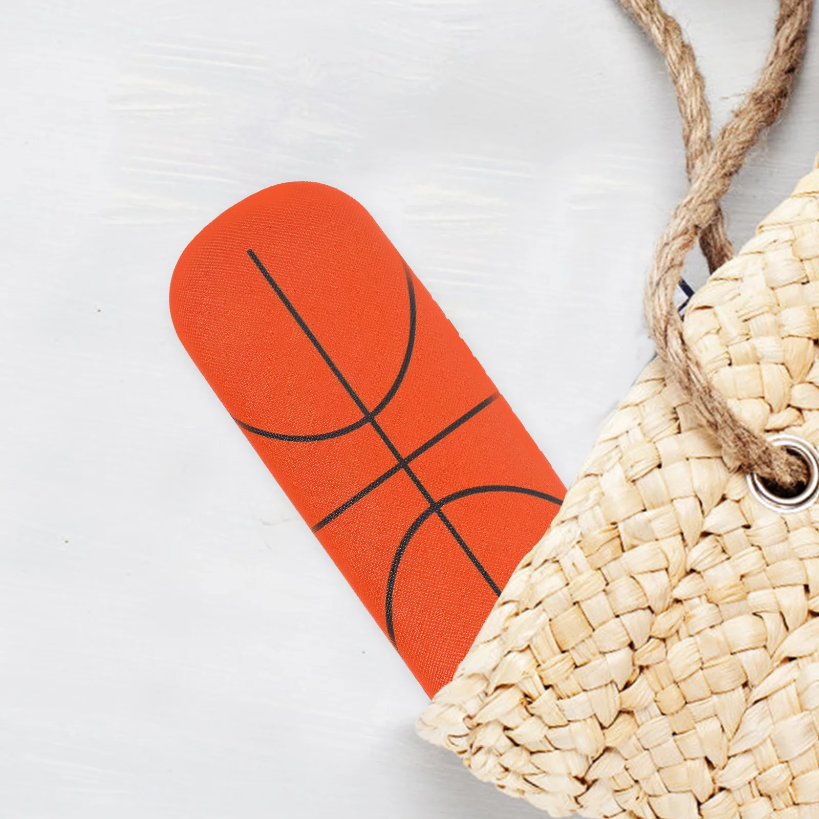 

Basketball Pattern Hard Shell Glasses Case For Kids Boys Girls Portable Eyewear Box Students Travel Sunglasses Holder Plastic