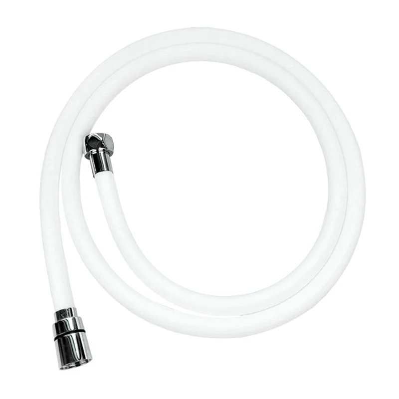 

WORTHOWN-Flexible Shower Hose Silicone 1.5M Adjustable Angle, Available In Chrome, Brushed, White And Gold.