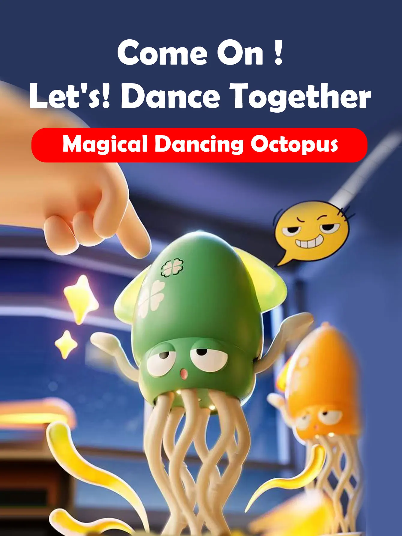 Electric Dancing Octopus Toy Crawling Dancing Automatic Obstacle Avoidance Octopus Sensor Toy Creative Magic Crazy 8-Leg