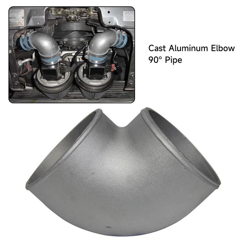 

Pipe Turbo Intercooler pipe Pipe Joiner 102mm Cast Aluminum 90 Degree Elbow
