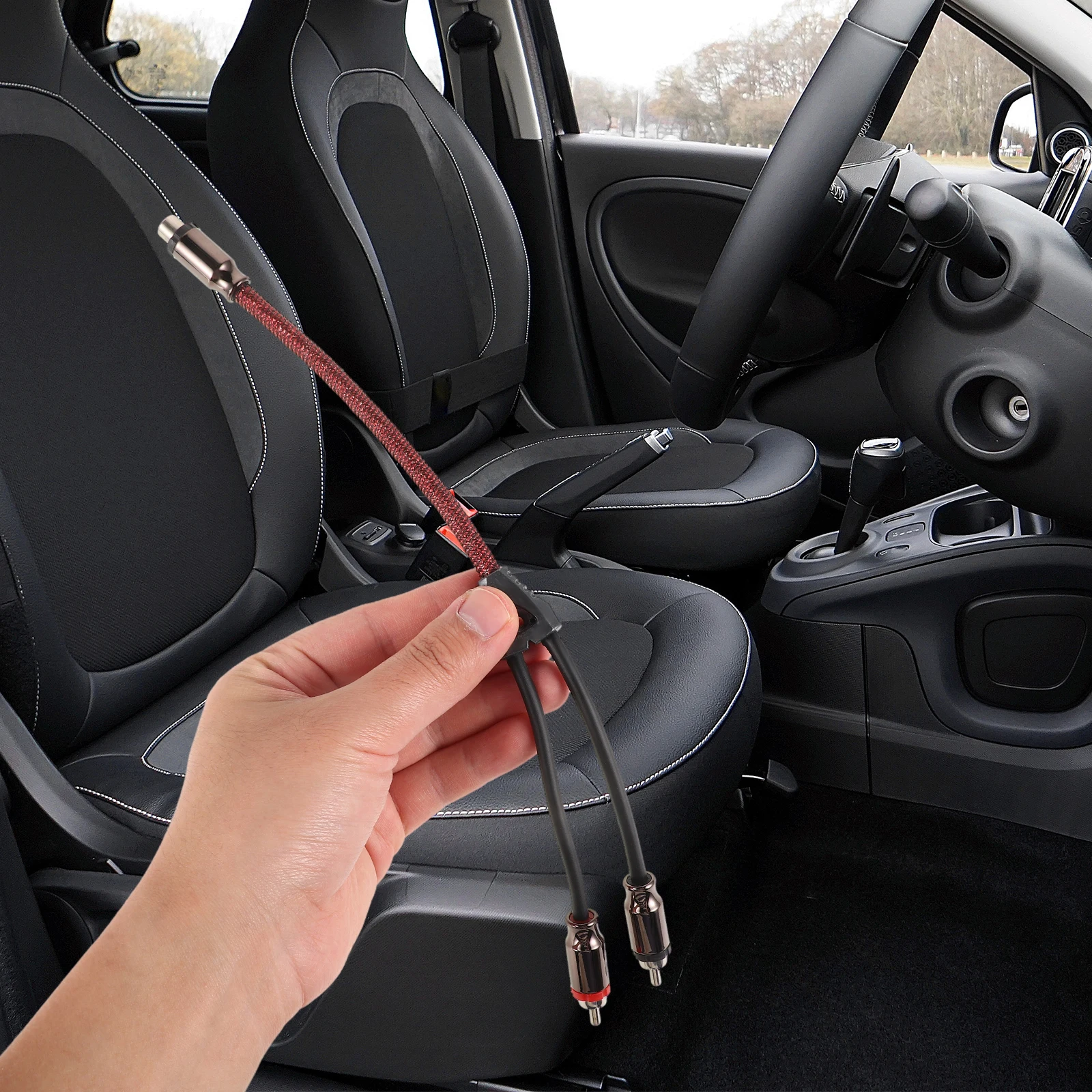 

Stylish Signal Line For Car Audio Amplifier Cable Subwoofer Wire Durable Speaker Cable Copper Core Pvc Insulation Car Wiring