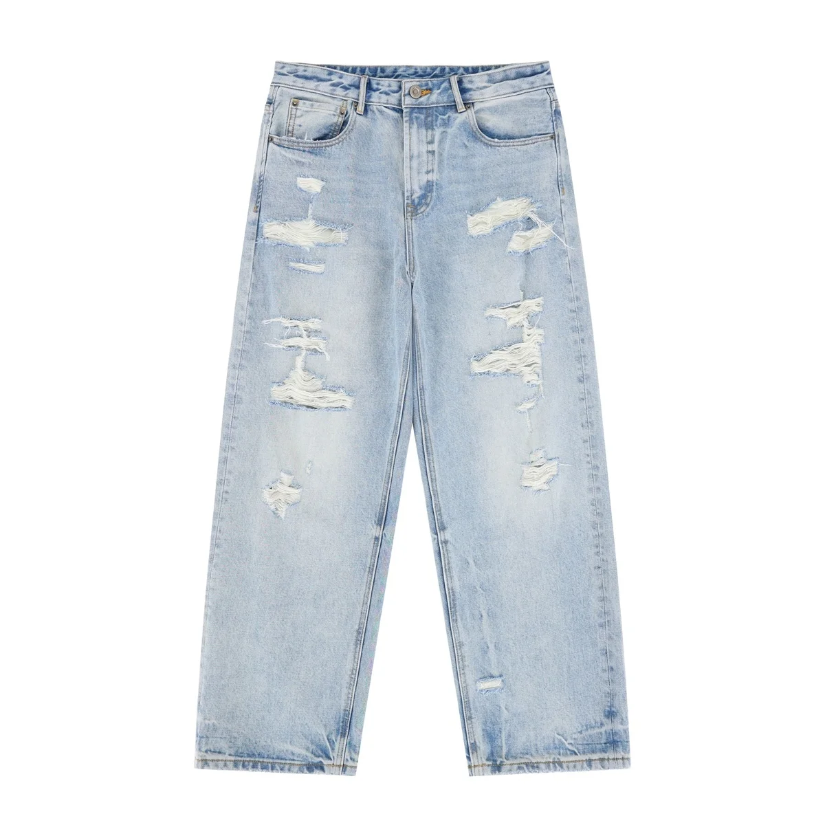

SUPER WAY Blue Jeans Hole 2026ss P-506#