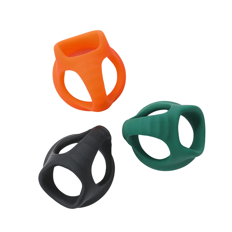 Male Penis Ring Silicone Cock Ring Scrotum Bondage Penisring Delay Ejaculation Erection Sex Toys For Men Couples Adults Produts