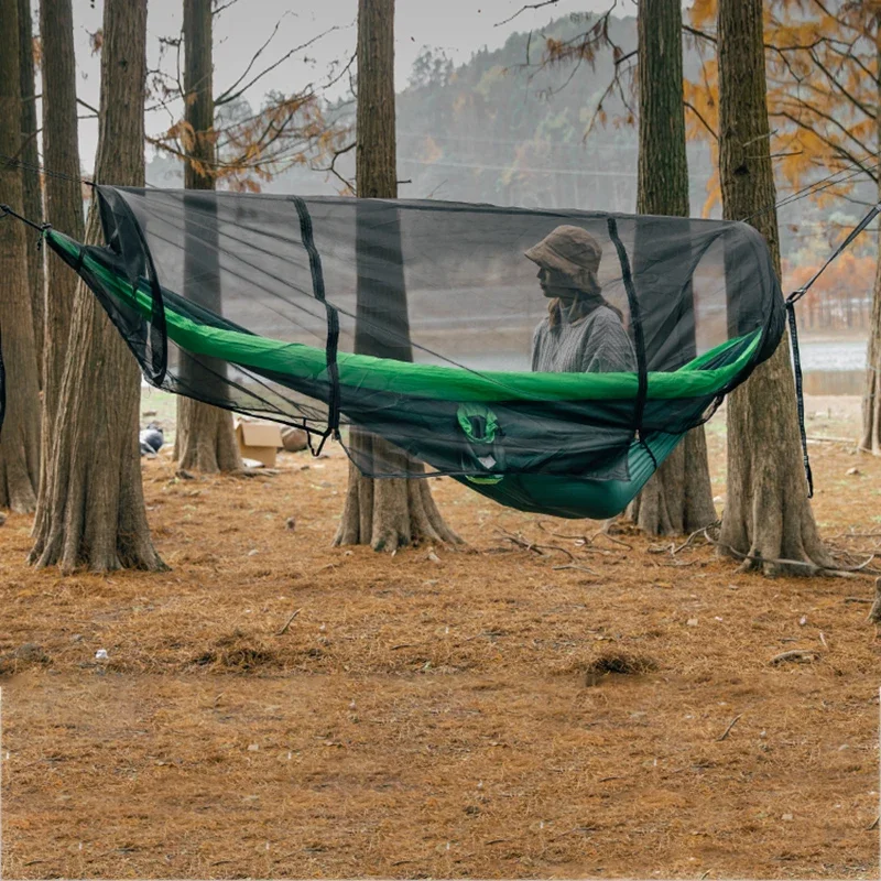 

Anti Mosquito Outdoor Hammocks Rest Nets Portable Folding Tents Hammcoks Canopies Sunshade Rede De Descanso Camping Furniture