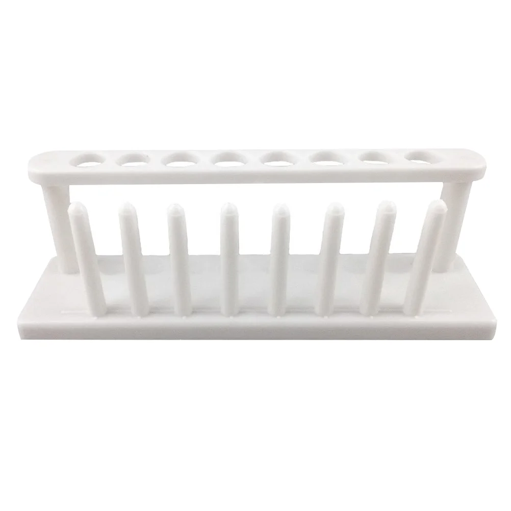 

Test Tube Rack Tray Storage Protractor Laboratory Drying Organizer Plastic Holder Stand
