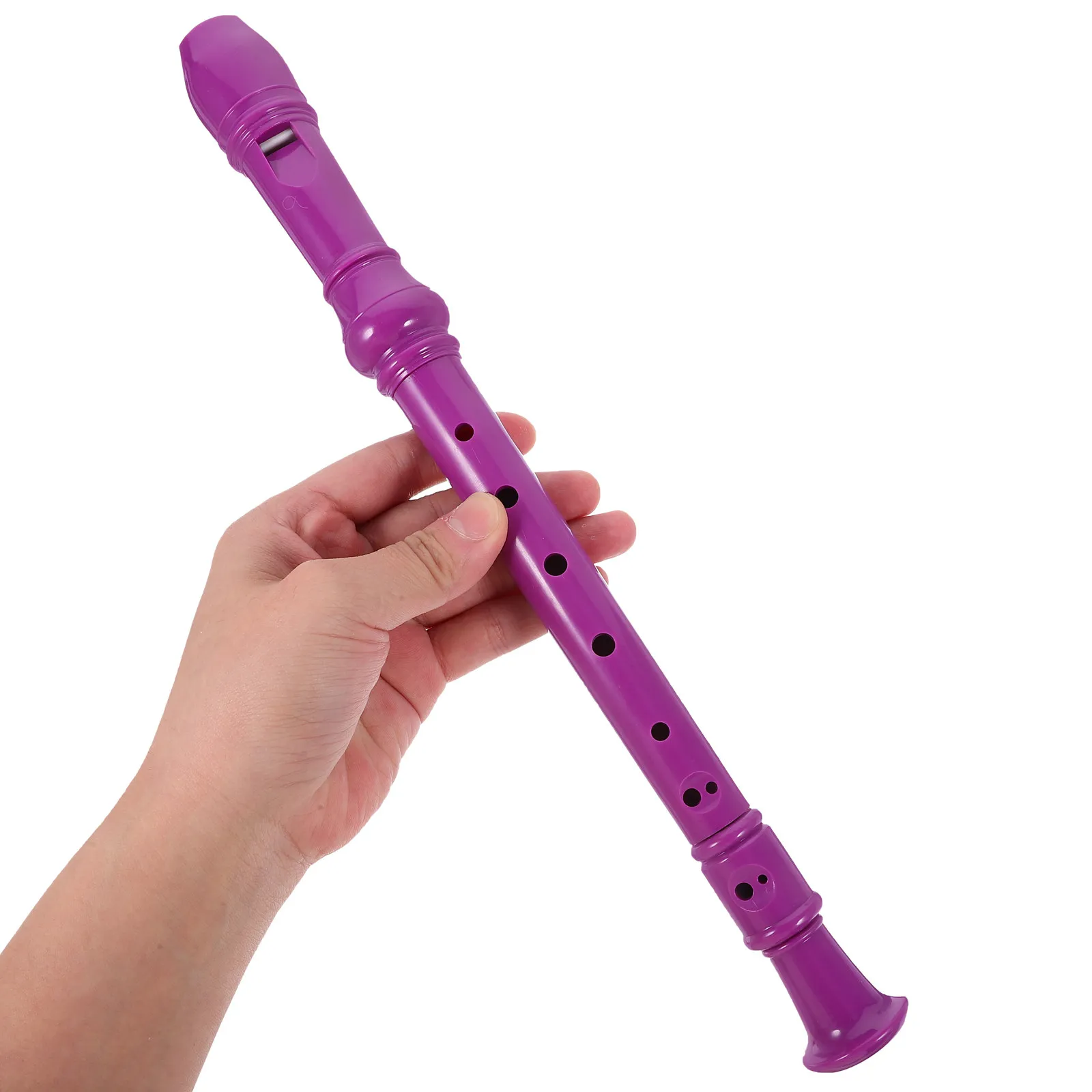 

1Set High Pitch Recorder Flute 8 Hole Soprano Musical Instrument for Beginners Teens ABS Material Easy Play Clear