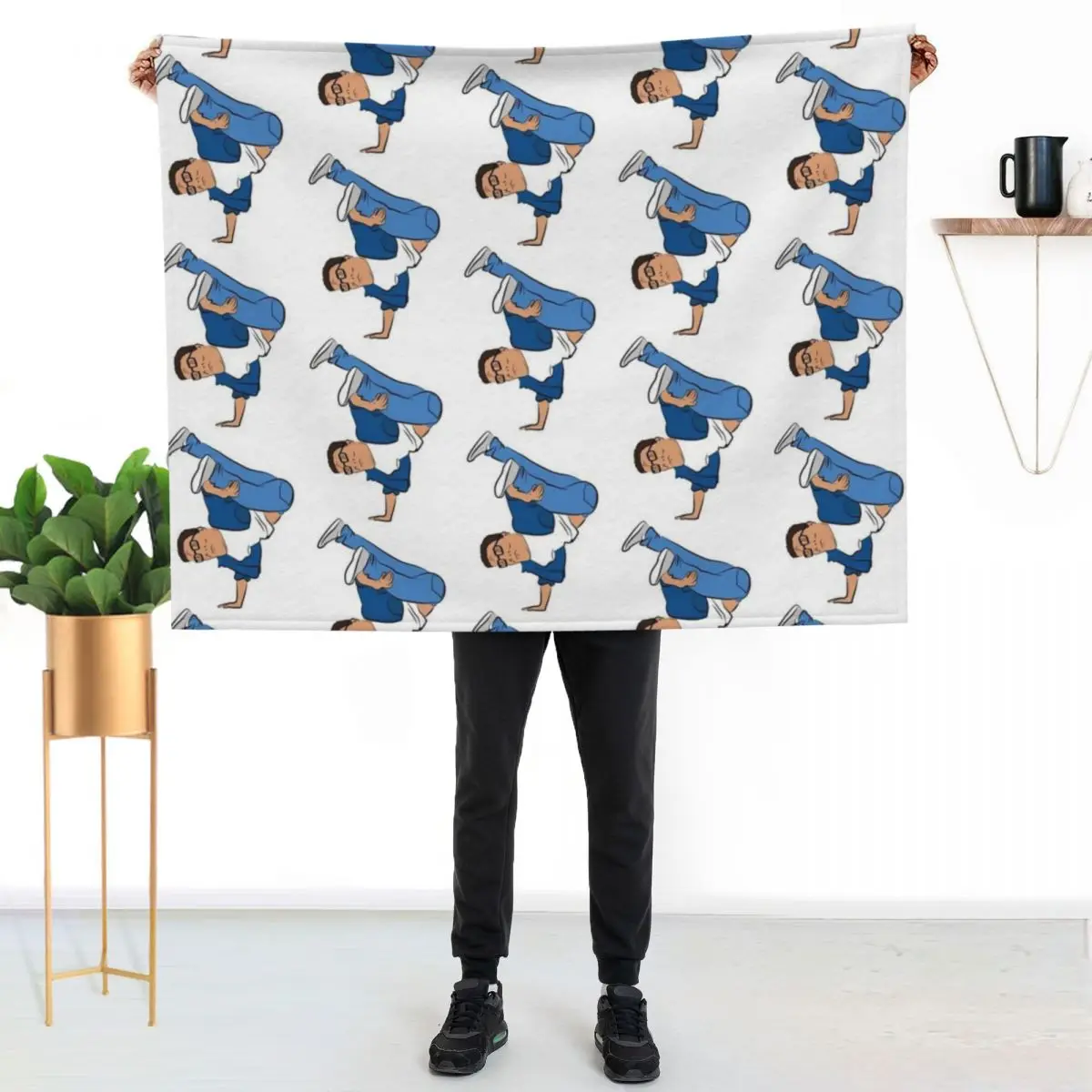

BBoy Hank Throw Blanket Thin Soft Blanket for Summer Night Sleeping