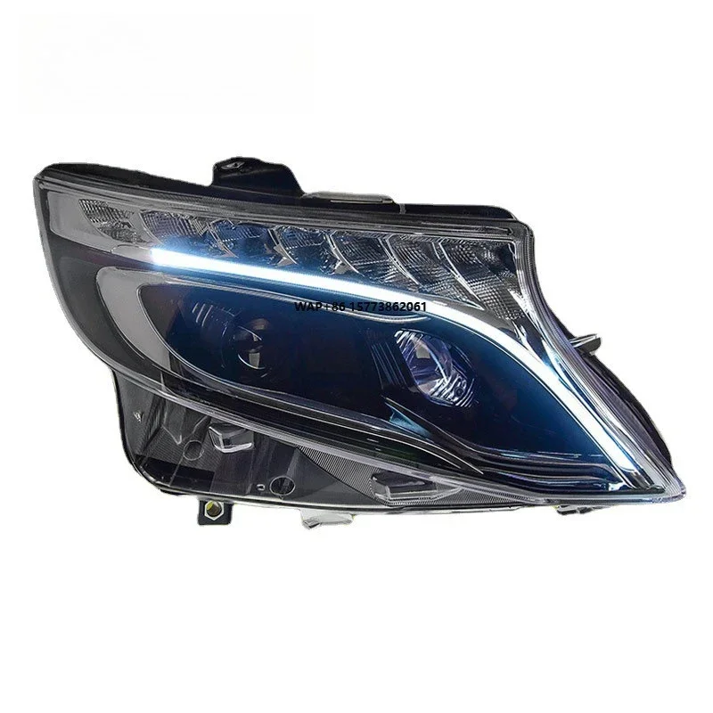 2 Unit LED Headlight Automatic Lighting System for Automobiles Front Headlights Vehicle Components Suitable for  V Class